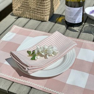 Studio Blackwell Rose Placemat and Napkin