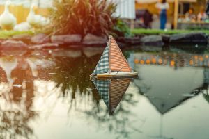 Studio Blackwell Fabric of Summer Boat
