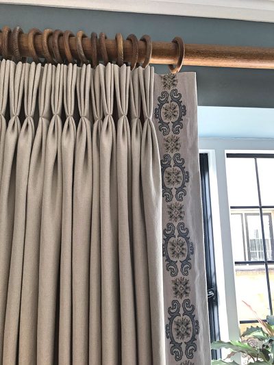 Studio Blackwell Triple pleat curtains